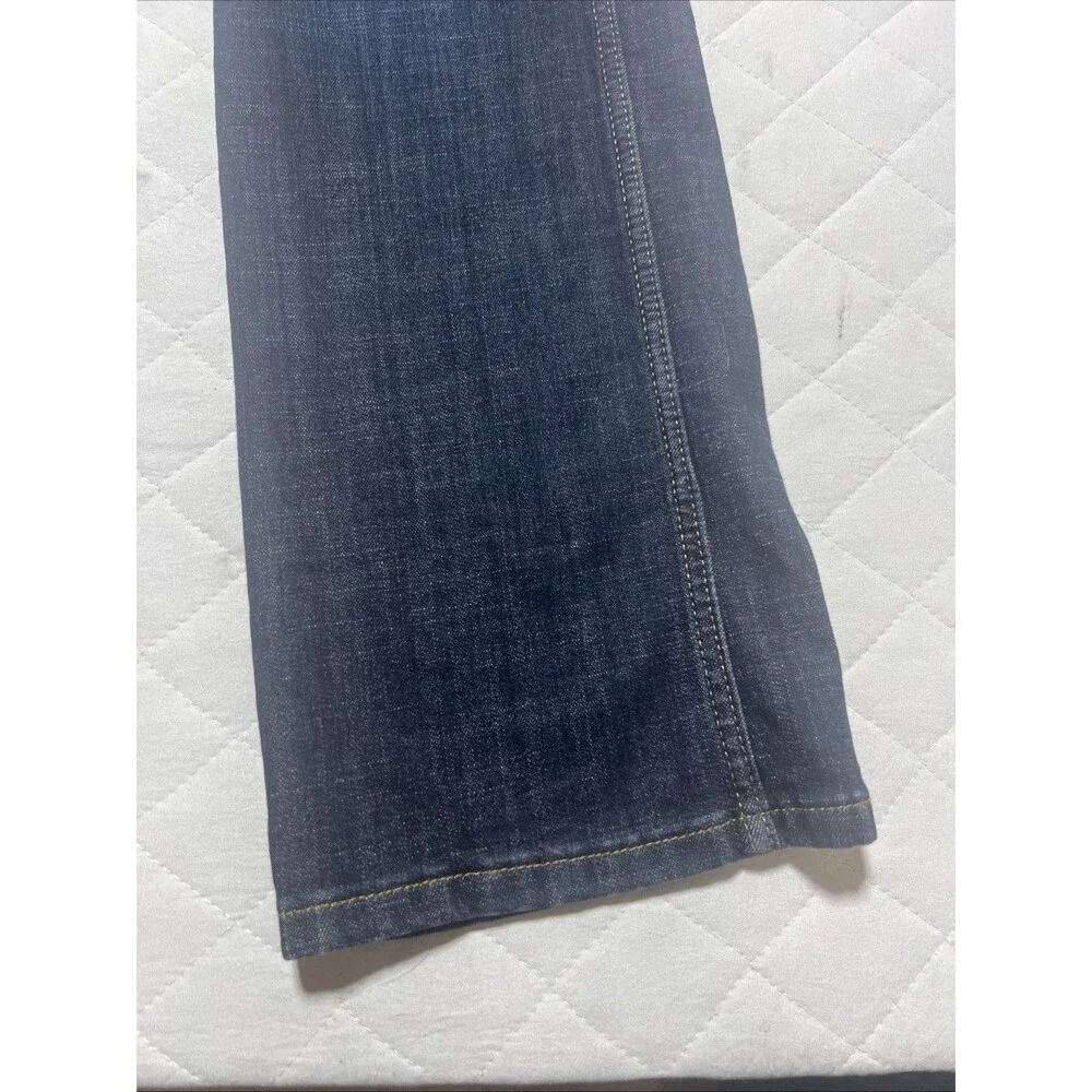 Wrangler Retro Jeans Men 36x34 Slim Boot Cut Blue Denim Workwear Rodeo Stretch